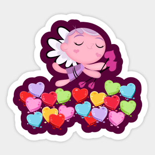 valentines for cupid Sticker